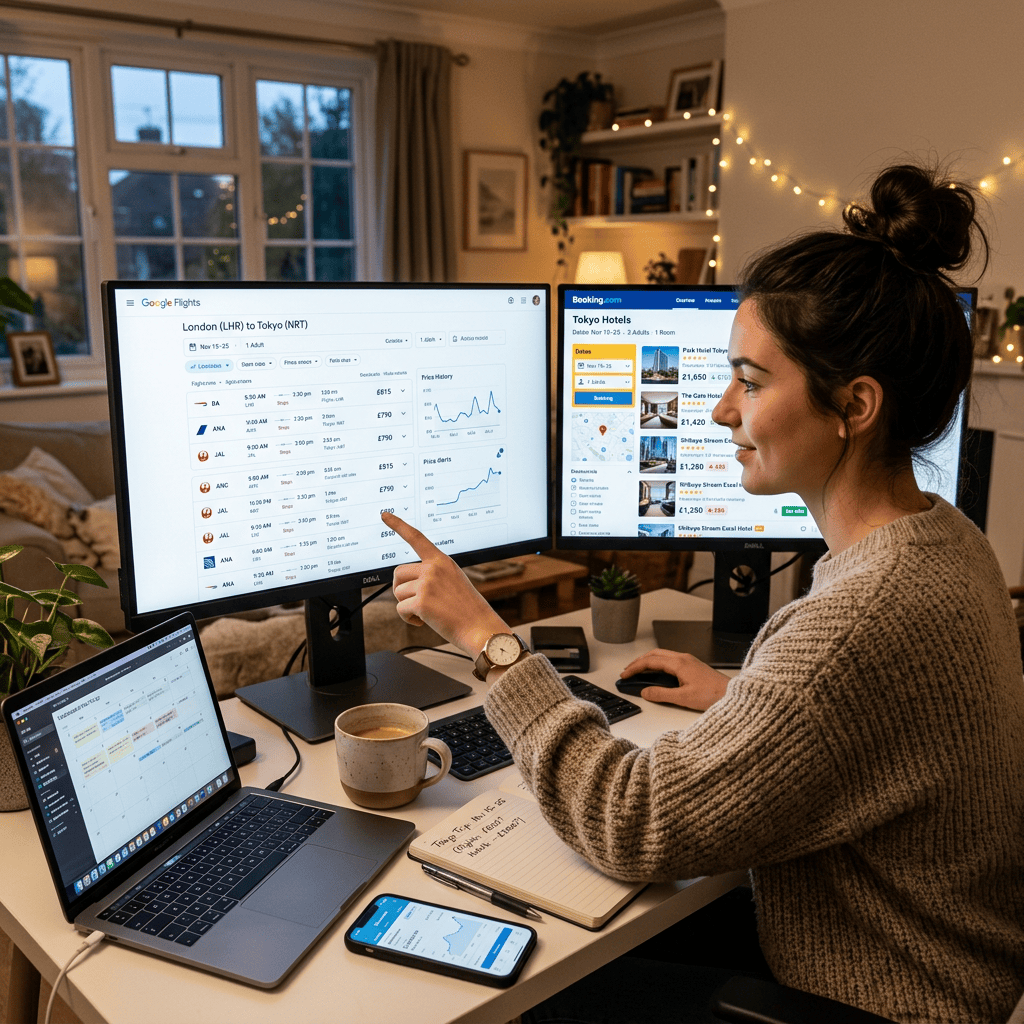 Monitoring flights and hotel prices